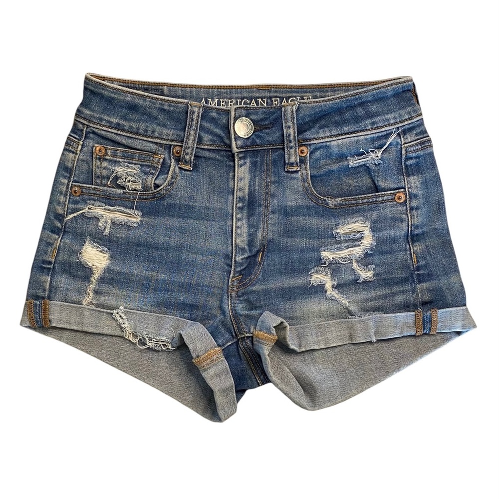 American Eagle Outfitters Hi-Rise Shortie Shorts